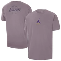 T-shirt épais Jordan Brand violet Los Angeles Lakers Statement Edition Jumpman Flight pour homme