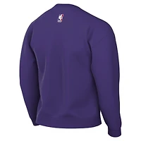 Sweat-shirt Jordan Brand violet pour homme Los Angeles Lakers Statement Edition