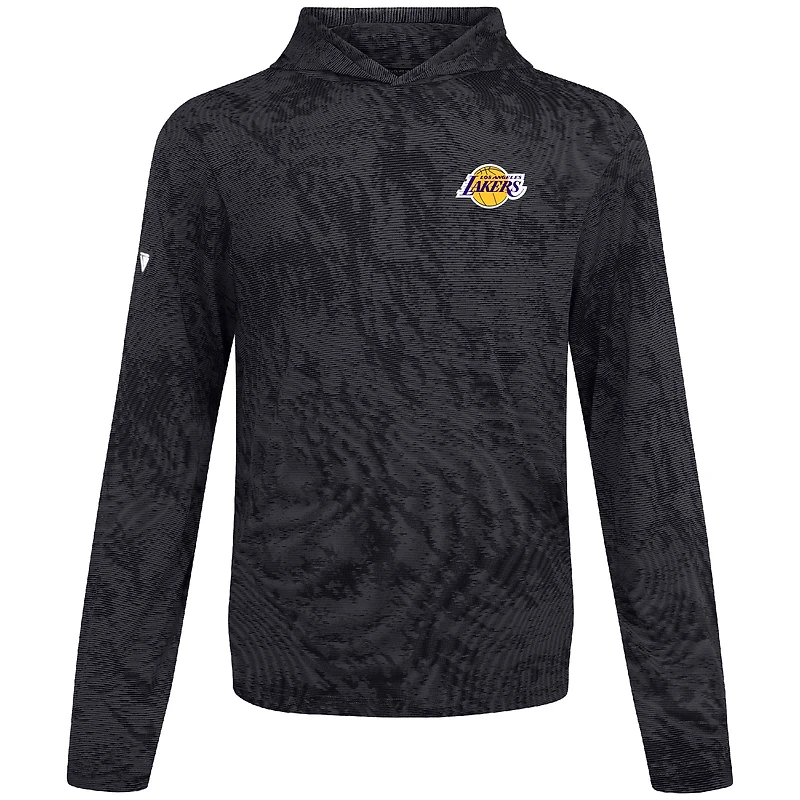 Sweat à capuche plateforme noir Levelwear pour homme des Los Angeles Lakers