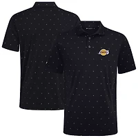 Polo Vision noir des Los Angeles Lakers pour homme Levelwear