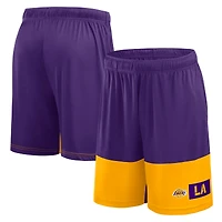 Men's Logo Athletic Purple Los Angeles Lakers Best of the Shorts