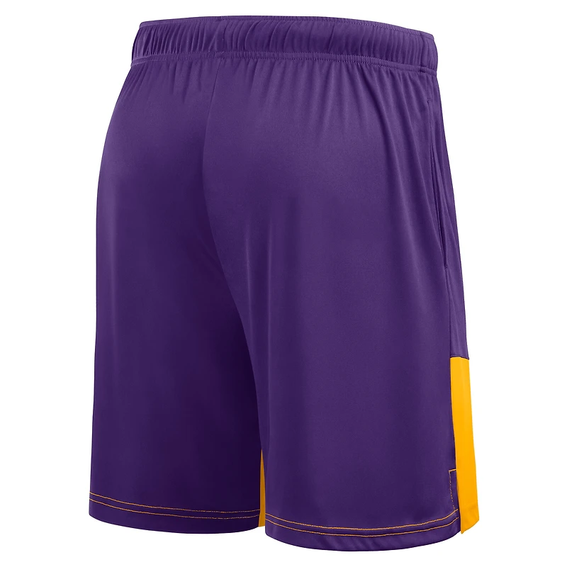 Men's Logo Athletic Purple Los Angeles Lakers Best of the Shorts