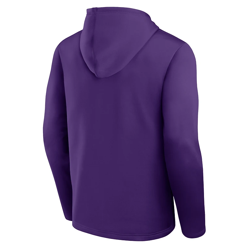 Sweat à capuche violet avec logo Athletic pour homme Los Angeles Lakers Head Start