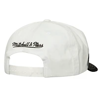 Men's Mitchell & Ness  Black/White Los Angeles Lakers Dip Dye Pro Crown Adjustable Hat