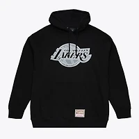 Sweat à capuche chromé noir Mitchell & Ness pour homme, Los Angeles Lakers
