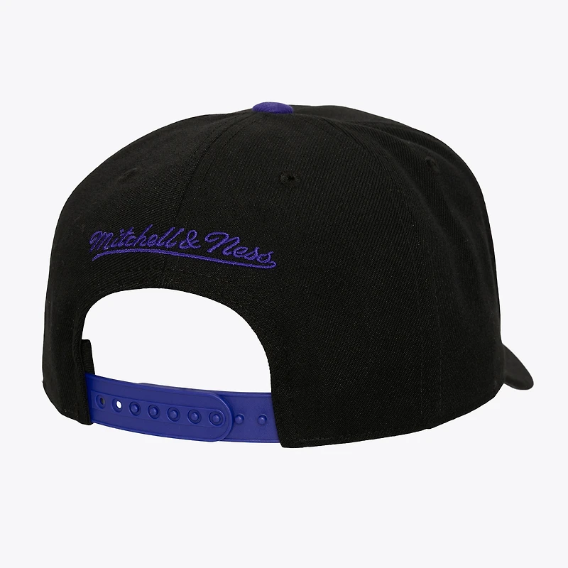 Casquette snapback Mitchell & Ness Class Act Pro noire pour homme, Los Angeles Lakers