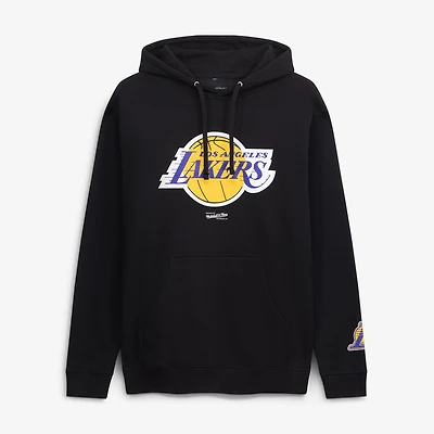 Men's Mitchell & Ness Black Los Angeles Lakers Fleece Hoodie