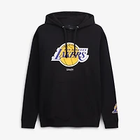 Men's Mitchell & Ness  Black Los Angeles Lakers Fleece Hoodie