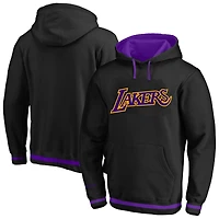 Men's Mitchell & Ness Black Los Angeles Lakers Hardwood Classics Big Tall Hoodie