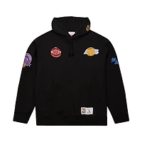 Sweat à capuche noir pour homme Mitchell & Ness Los Angeles Lakers Hardwood Classics Blackout Collection