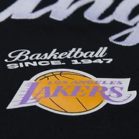 Chemise Mitchell & Ness noire pour homme des Los Angeles Lakers Hardwood Classics Camp