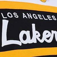 Men's Mitchell & Ness  Black Los Angeles Lakers Head Coach Hoodie