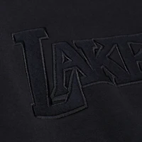Sweat-shirt polaire noir Mitchell & Ness Los Angeles Lakers Phantom pour homme