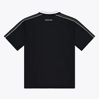 Polo Mitchell & Ness noir pour homme, Los Angeles Lakers