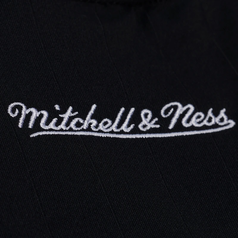 Men's Mitchell & Ness  Black Los Angeles Lakers Polo Jersey