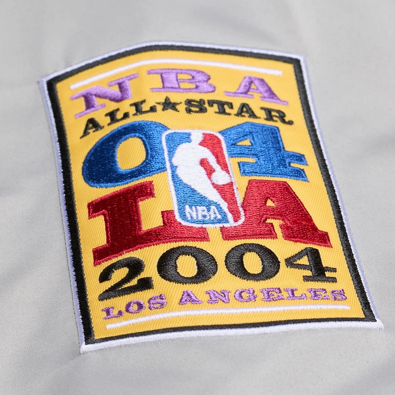 Men's Mitchell & Ness  Blue/Silver Los Angeles Lakers Thunderstorm Lightweight Satin Full-Snap Jacket