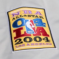 Men's Mitchell & Ness  Blue/Silver Los Angeles Lakers Thunderstorm Lightweight Satin Full-Snap Jacket