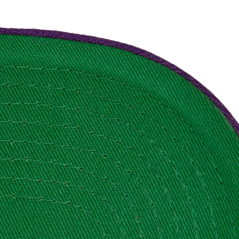Casquette Snapback définie pour hommes Mitchell & Ness crème/violet Los Angeles Lakers 17x NBA Champions Soul Legacy