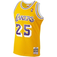 Maillot Mitchell & Ness Ed Jones Gold Los Angeles Lakers 1994/95 Hardwood Classics Swingman pour hommes