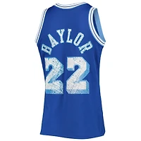 Men's Mitchell & Ness Elgin Baylor Royal Los Angeles Lakers 1996/97 Hardwood Classics NBA 75th Anniversary Diamond Swingman Jersey