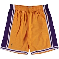 Mitchell & Ness Gold Los Angeles Lakers Big Tall Hardwood Classics Short Swingman pour hommes