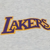 Men's Mitchell & Ness  Gray Los Angeles Lakers Team Celebration Fleece Sweatshirt