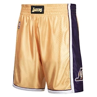 Men's Mitchell & Ness Kobe Bryant Gold/Purple Los Angeles Lakers Authentic Reversible Shorts