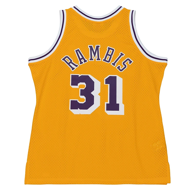 Maillot Swingman Los Angeles Lakers 1984/85 Mitchell & Ness Kurt Rambis or pour homme