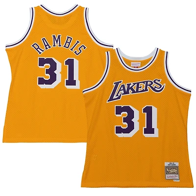 Maillot Swingman Los Angeles Lakers 1984/85 Mitchell & Ness Kurt Rambis or pour homme