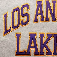 Men's Mitchell & Ness Magic Johnson Heathered Gray Los Angeles Lakers Big Tall Name Number Pullover Hoodie