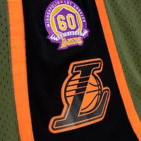 Mitchell & Ness Olive Los Angeles Lakers Hardwood Classics Flight Edition Swingman pour homme - Short