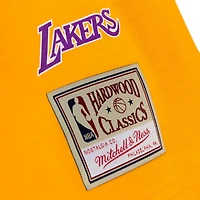 T-shirt pour homme Mitchell & Ness Orange Los Angeles Lakers Hardwood Classics Slap