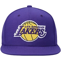 Men's Mitchell & Ness Purple Los Angeles Lakers Ground 2.0 Snapback Hat