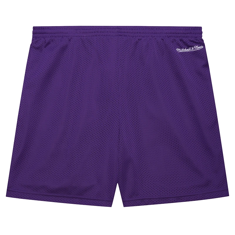 Men's Mitchell & Ness Purple Los Angeles Lakers Hardwood Classics Gameday Mesh Shorts