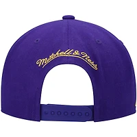 Men's Mitchell & Ness Purple Los Angeles Lakers Hardwood Classics Snapback Hat