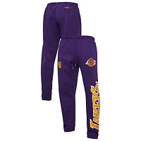 Men's Mitchell & Ness Purple Los Angeles Lakers Hardwood Classics Team Origins Pants