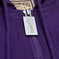 Men's Mitchell & Ness Purple Los Angeles Lakers Playmaker Full-Zip Windbreaker Jacket