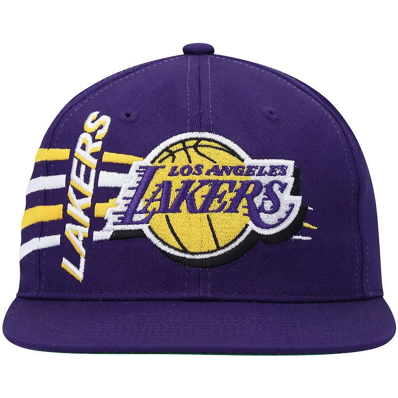Men's Mitchell & Ness Purple Los Angeles Lakers Retro Bolt Deadstock Snapback Hat