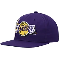 Men's Mitchell & Ness Purple Los Angeles Lakers Retro Bolt Deadstock Snapback Hat