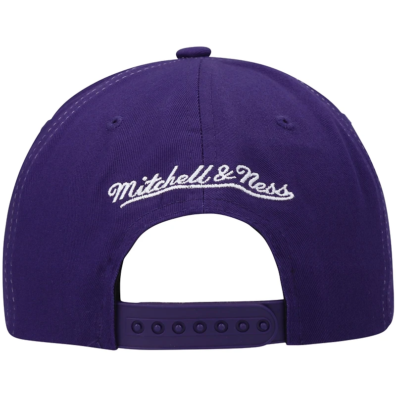 Men's Mitchell & Ness Purple Los Angeles Lakers Retro Bolt Deadstock Snapback Hat
