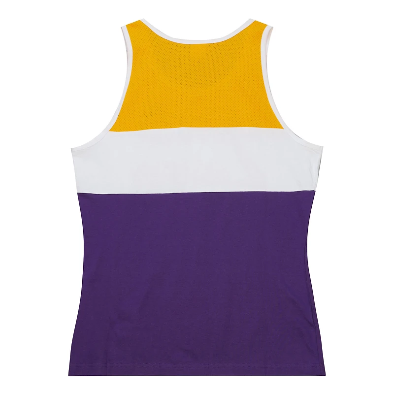 Men's Mitchell & Ness Purple Los Angeles Lakers Special Script Tank Top
