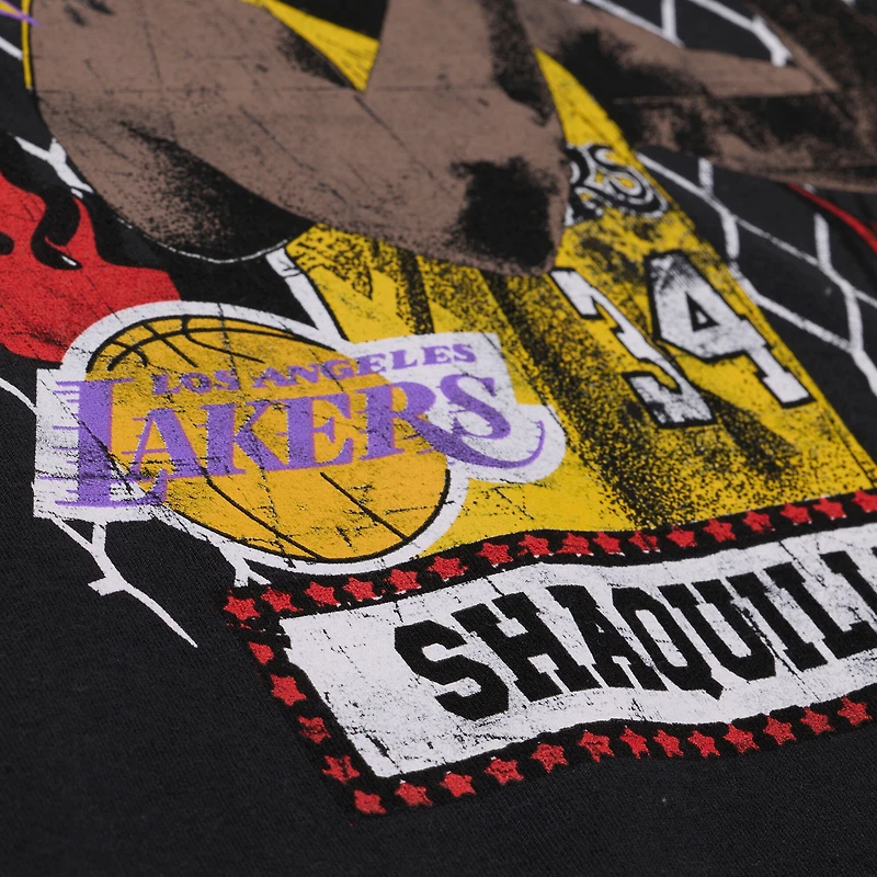 Men's Mitchell & Ness Shaquille O'Neal Black Los Angeles Lakers Best Class Tank Top