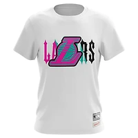 Men's Mitchell & Ness White Los Angeles Lakers A Good Trip T-Shirt