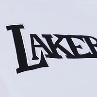 Sweat-shirt polaire arctique Mitchell & Ness blanc Los Angeles Lakers pour homme