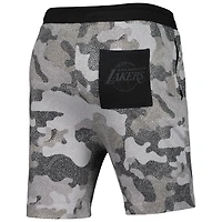 Men's NBA x Hugo Boss Los Angeles Lakers Black Slam Camo Shorts