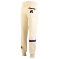 Pantalon de jogging premium pour homme NBA x Two Hype Crème Los Angeles Lakers Culture & Hoops Collection
