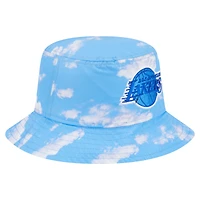Bob réversible New Era noir/bleu clair pour homme des Los Angeles Lakers, motif soleil et tempête d'été