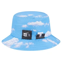 Men's New Era Black/Light Blue Los Angeles Lakers Summer Sun and Storm Reversible Bucket Hat