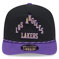 Casquette ajustable New Era noire et violette Los Angeles Lakers édition City 2025/26 19TWENTY pour homme