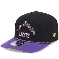 Casquette ajustable New Era noire et violette Los Angeles Lakers édition City 2025/26 19TWENTY pour homme